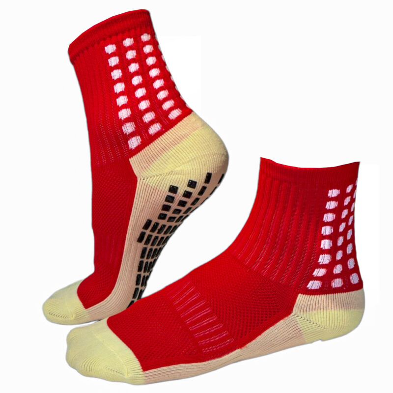Červeno-žlté športové ponožky