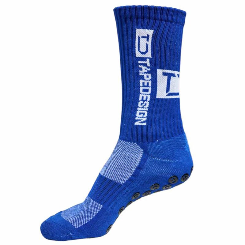 Modré športové ponožky s logom