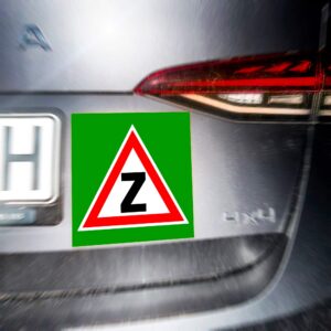 Začiatočník - Magnetka na auto - Štvorec - Z